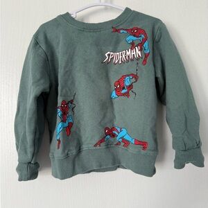 Marvel Spider-Man Kids Teal Sweatshirt